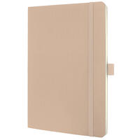 SIGEL CO332 Notizbuch Conceptum, ca. A5, kariert, Softcover, beige
