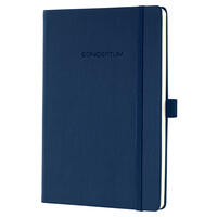 SIGEL CO656 Notizbuch Conceptum, ca. A5, kariert, Hardcover, dunkelblau