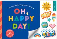 myNOTES Papeterie: Stickerheft Oh, happy day!