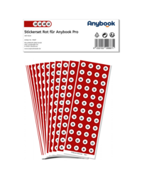 Anybook Pro Sticker Set rot