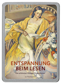 Entspannung beim Lesen Postkarten VE 20
