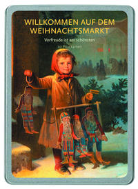 Willkommen auf dem Weihnachtsmarkt Postkarten VE 20