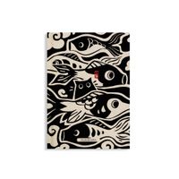 matabooks – Nachhaltiges A5 Notizbuch/Skizzenbuch/Tagebuch/Bullet Journal/Schreibheft aus Graspapier – Jana Farbe: Lino Black