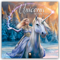 Unicorns by Anne Stokes – Einhörner von Anne Stokes 2026 – Original Flame Tree Publishing-Kalender [Kalender]