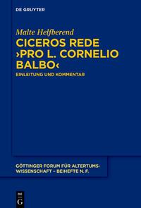 Ciceros Rede ›Pro L. Cornelio Balbo‹