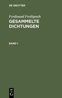Gesammelte Dichtungen. Band 1