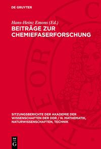 Beiträge zur Chemiefaserforschung