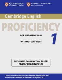 Cambridge English Proficiency 1 for updated exam