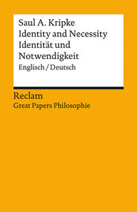 Identity and Necessity / Identität und Notwendigkeit. Englisch/Deutsch