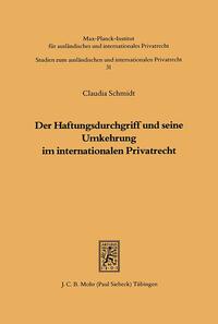Der Haftungsdurchgriff und seine Umkehrung im internationalen Privatrecht
