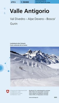 275S Valle Antigorio Schneesportkarte