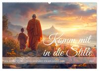 Komm mit in die Stille (Wandkalender 2025 DIN A2 quer), CALVENDO Monatskalender
