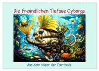 Die freundlichen Tiesee Cyborgs (Wandkalender 2025 DIN A2 quer), CALVENDO Monatskalender