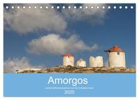 Amorgos - Kykladenimpressionen (Tischkalender 2025 DIN A5 quer), CALVENDO Monatskalender