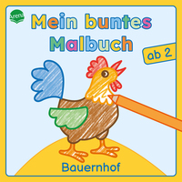 Mein buntes Malbuch ab 2. Bauernhof