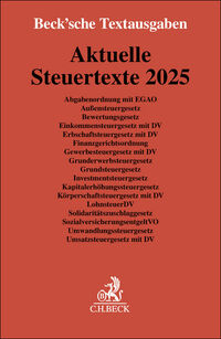 Aktuelle Steuertexte 2025