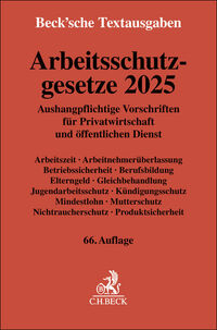 Arbeitsschutzgesetze 2025