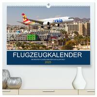 Flugzeugkalender - die besten Flugzeugbilder aus aller Welt (hochwertiger Premium Wandkalender 2025 DIN A2 quer), Kunstdruck in Hochglanz
