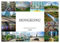 Hongkong Bilder einer Metropole (Wandkalender 2025 DIN A2 quer), CALVENDO Monatskalender