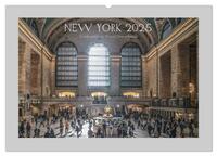 New York – Von Brooklyn zur Grand Central Station (Wandkalender 2025 DIN A2 quer), CALVENDO Monatskalender