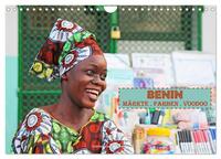 Benin Märkte Farben Voodoo (Wandkalender 2025 DIN A4 quer), CALVENDO Monatskalender