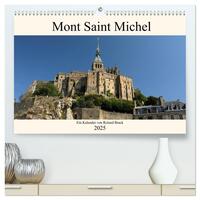 Der Mont Saint Michel (hochwertiger Premium Wandkalender 2025 DIN A2 quer), Kunstdruck in Hochglanz