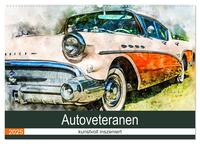 Autoveteranen - kunstvoll inszeniert (Wandkalender 2025 DIN A2 quer), CALVENDO Monatskalender