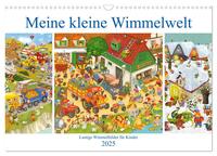 Meine kleine Wimmelwelt (Wandkalender 2025 DIN A3 quer), CALVENDO Monatskalender