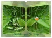 Buddha und Yin Yang (Wandkalender 2025 DIN A3 quer), CALVENDO Monatskalender