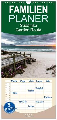 Familienplaner 2025 - Südafrika - Garden Route mit 5 Spalten (Wandkalender, 21 x 45 cm) CALVENDO