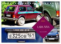 LADA NIVA - 4x4 aus der UdSSR (Tischkalender 2025 DIN A5 quer), CALVENDO Monatskalender