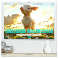 Eierlegende Wollmilchsau – der lustige Kalender mit Fabelwesen (hochwertiger Premium Wandkalender 2025 DIN A2 quer), Kunstdruck in Hochglanz