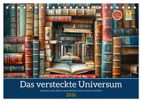 Das versteckte Universum (Tischkalender 2026 DIN A5 quer), CALVENDO Monatskalender