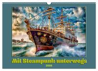 Mit Steampunk unterwegs (Wandkalender 2026 DIN A3 quer), CALVENDO Monatskalender