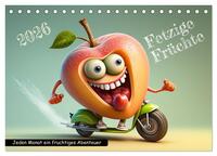 Fetzige Früchte (Tischkalender 2026 DIN A5 quer), CALVENDO Monatskalender