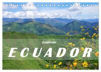 Entdecke Ecuador (Tischkalender 2026 DIN A5 quer), CALVENDO Monatskalender