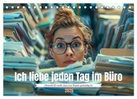 Ich liebe jeden Tag im Büro (Tischkalender 2026 DIN A5 quer), CALVENDO Monatskalender