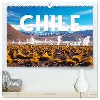 Chile - Das langgestreckte Land. (hochwertiger Premium Wandkalender 2026 DIN A2 quer), Kunstdruck in Hochglanz
