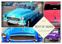 Best of Skoda - Ein Exportschlager der CSSR (Wandkalender 2026 DIN A2 quer), CALVENDO Monatskalender