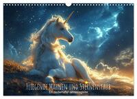 Fliegende Mähnen und Sternenstaub - Ein zauberhafter Jahresbegleiter (Wandkalender 2026 DIN A3 quer), CALVENDO Monatskalender