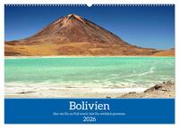 Bolivien - Eine Wanderreise (Wandkalender 2026 DIN A2 quer), CALVENDO Monatskalender