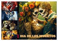 Dia de los Muertos - Feier des Lebens und des Todes (Wandkalender 2026 DIN A2 quer), CALVENDO Monatskalender