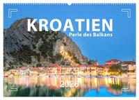 Kroatien - Perle des Balkans (Wandkalender 2026 DIN A2 quer), CALVENDO Monatskalender
