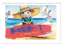 Mausgewitzt - Wo lebt die Maus? (Tischkalender 2026 DIN A5 quer), CALVENDO Monatskalender