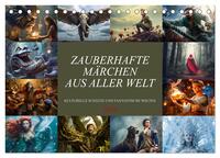 Zauberhafte Märchen aus aller Welt (Tischkalender 2026 DIN A5 quer), CALVENDO Monatskalender