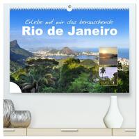 Erlebe mit mir das berauschende Rio de Janeiro (hochwertiger Premium Wandkalender 2026 DIN A2 quer), Kunstdruck in Hochglanz