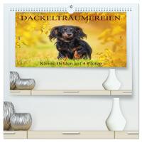Dackelträumereien - Kleine Helden auf 4 Pfoten (hochwertiger Premium Wandkalender 2026 DIN A2 quer), Kunstdruck in Hochglanz