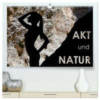 Akt und Natur - im Zauberwald (hochwertiger Premium Wandkalender 2026 DIN A2 quer), Kunstdruck in Hochglanz