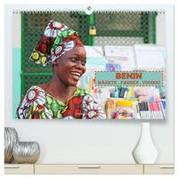 Benin Märkte Farben Voodoo (hochwertiger Premium Wandkalender 2026 DIN A2 quer), Kunstdruck in Hochglanz