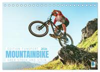 Mountainbike - Über Stock und Stein: Edition Funsport (Tischkalender 2026 DIN A5 quer), CALVENDO Monatskalender